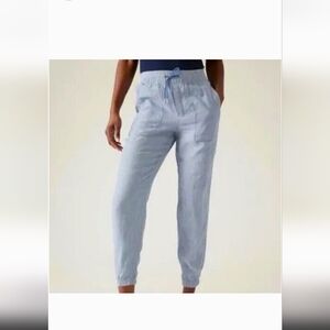 Athleta retreat linen joggers size 6 excellent condition
